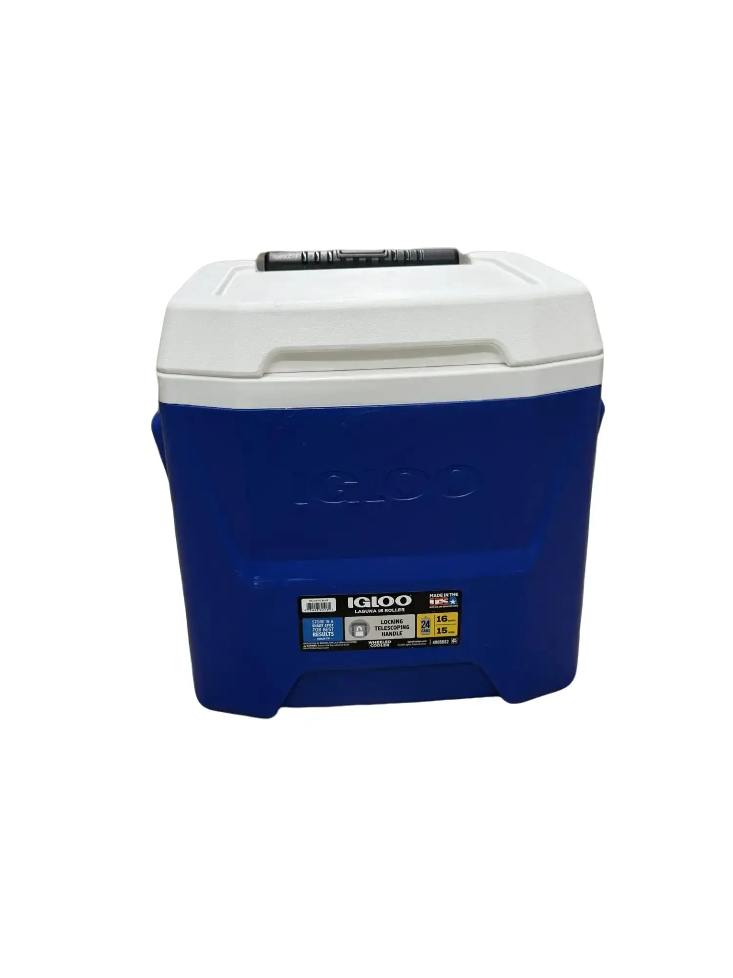 Igloo 16 QT Laguna Ice Chest Cooler with Wheels,24 Can Capacity