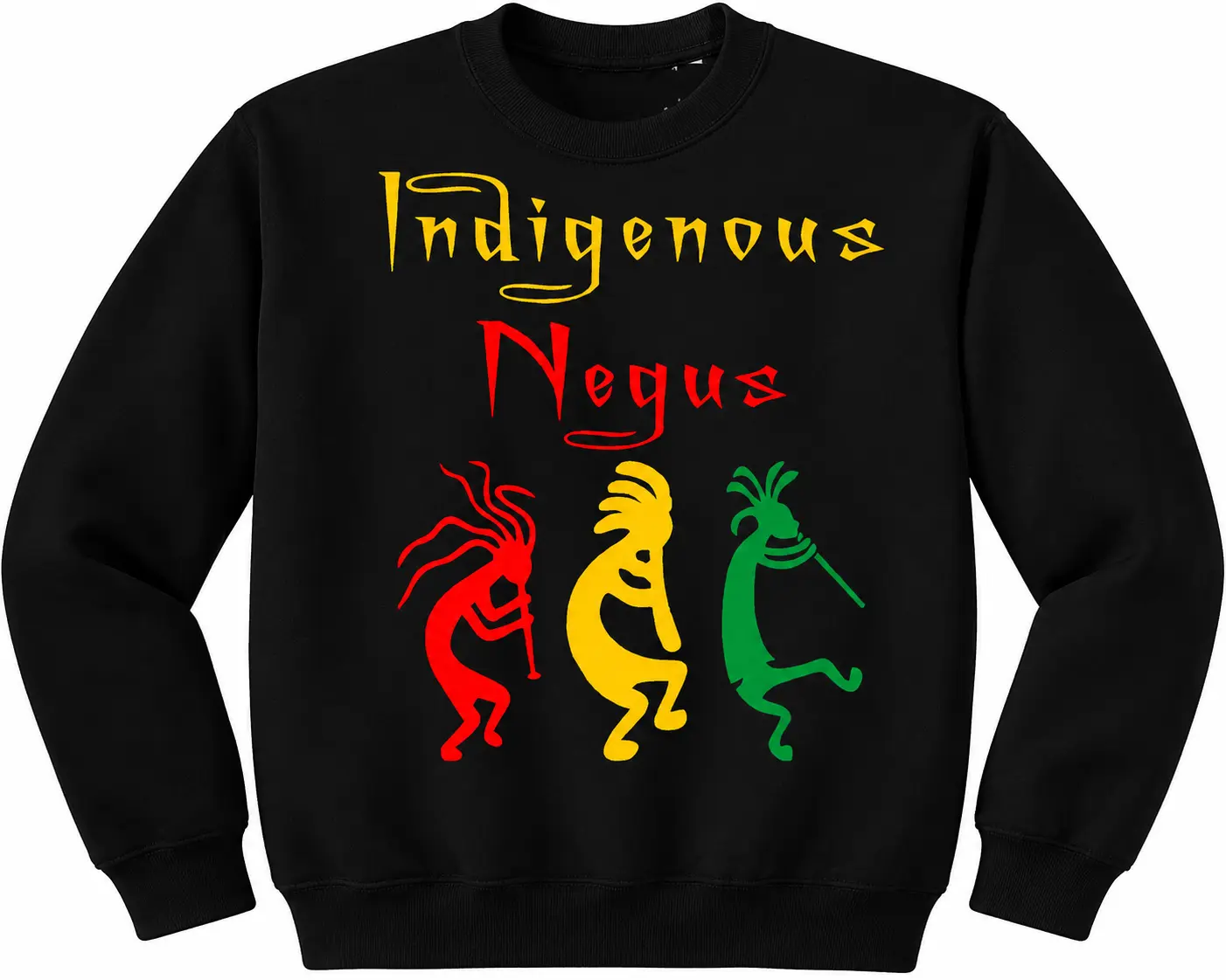 Indigenous Negus Sweater ( Rastafarian Colors )