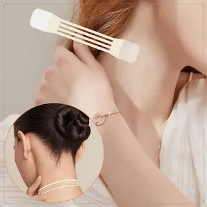 Light Neck Patches 4-Pack + 20 Enhancing Neck Strips, Prevents Double Chin and Neck Sagging, Invisible Thin Design, Skin-Friendly Material