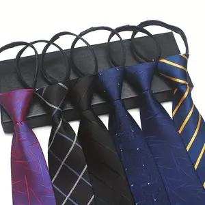6-piece set - Easy-tie lazy tie set - Fashionable polyester fiber ties, unique patterns, suitable for business and casual wear, casual clothing accessories |       Fashionable tie set |       Durable fabric