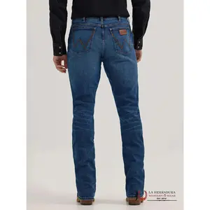WRANGLER MEN'S JEANS RETRO RELAXED BOOT DARK BLUE WASH 112365299 WRT20