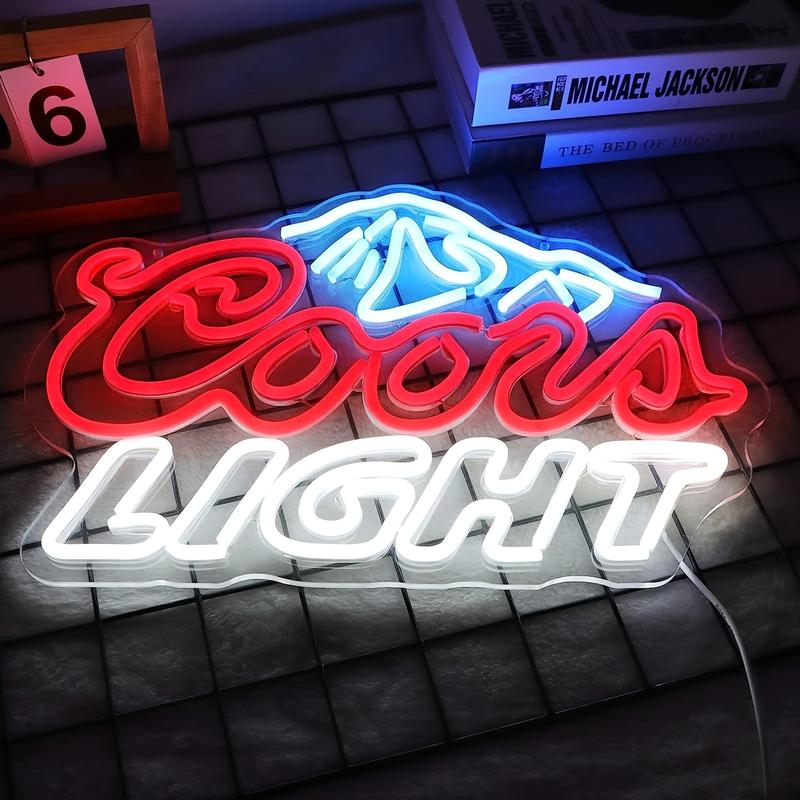 Neon Sign for Wall Décor Crs Light Neon Signs Beer Bar Home Bedroom Man Cave Office Hotel Pub Cafe Neon Light Signs with Dimmable Switch LED for Wall Decor xmas gift wall art