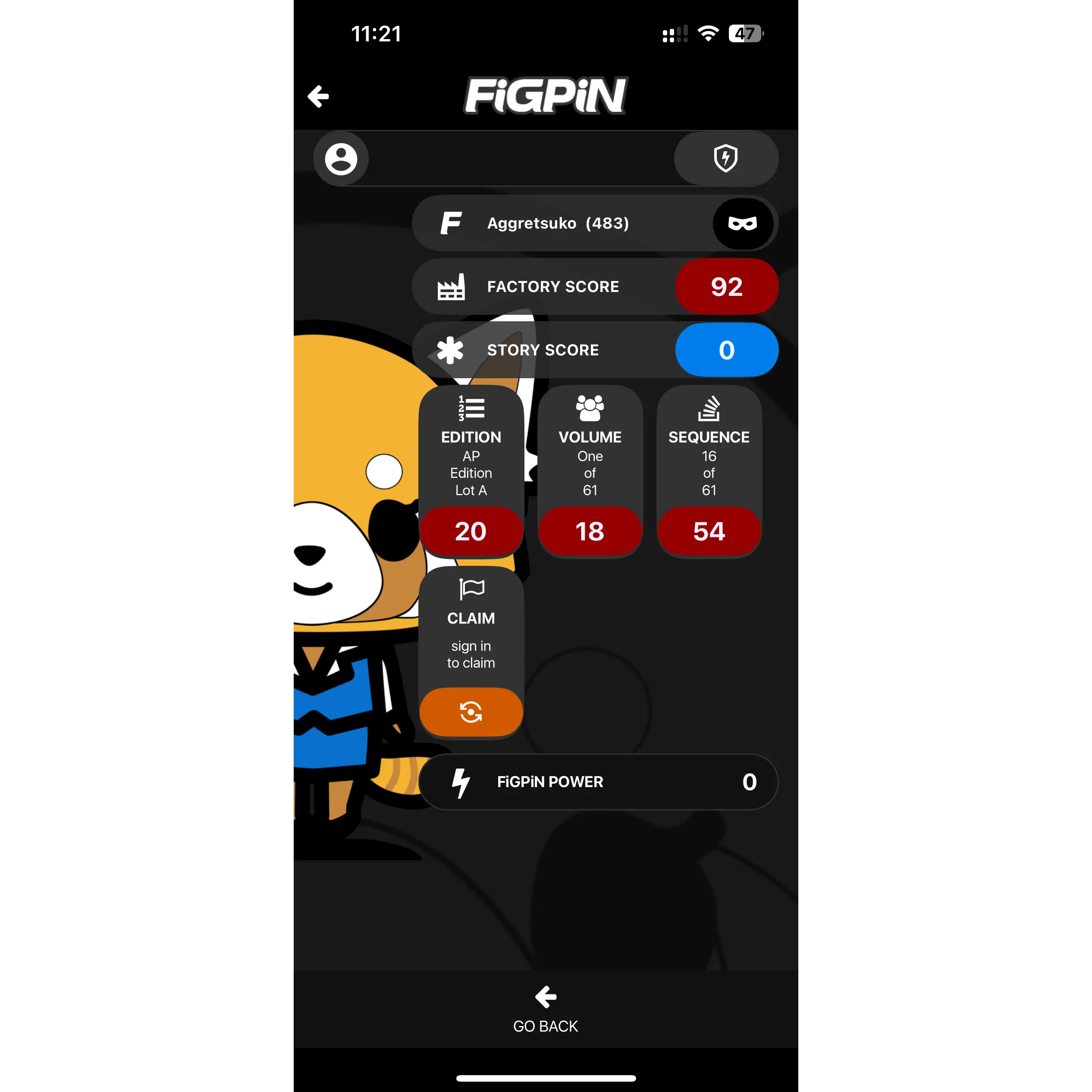 Aggretsuko #483 Metal Art Pin, Collectible Artist Proof (AP) Edition Brooch for Jackets & Pin Boards, Collectibles, Aggretsuko Art