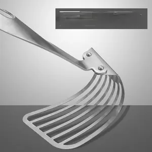 Stainless Steel Shiny Multi-Purpose Steak Spatula for Grilling, Flat Spatula, And Kitchen Tool