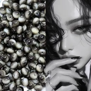 Mystical Eye Glass Bead DIY Beads  Colors with Sparkling Accents for Bracelets & Necklaces