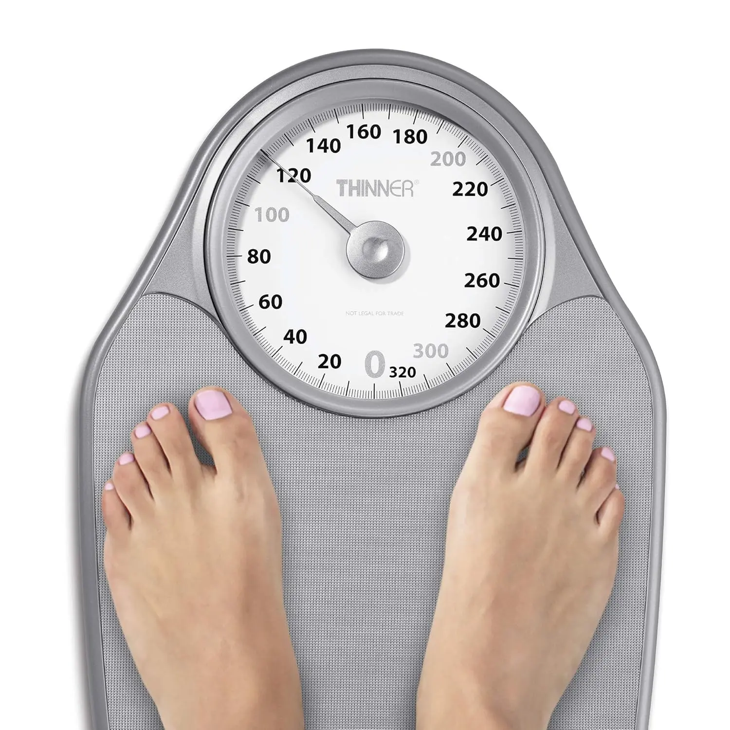 High-Visibility Analog Weight Scale – No Batteries Needed