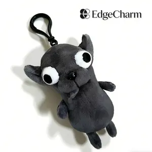 Viral Evil Chihuahua Plush Keychain, Cute Funny Hip Hop Dog Plush Bag Charm, Meme Inspired Stuffed Animal Keyring for Backpacks, Trendy Accessory for Dog Lovers