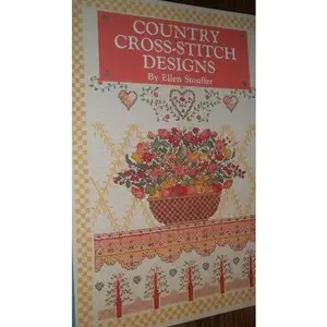 USED-Country Cross-Stitch Designs by Ellen Stouffer (Hardcover)