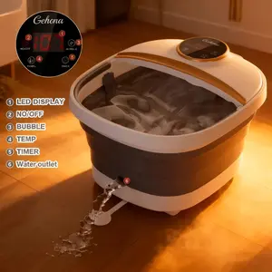 Comfortable Home Foot Spa Tub - Create a Calming Soak Moment to Relax Feet , Lightweight & Portable for Indoor Use, Easy to Drain & Store, Suitable for All Foot Sizes,Christmas gifts for family