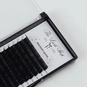 0.03 "MIDNIGHT-MATTE” - LASH TRAYS - THELASHSHOP for Eyelashes Extensions