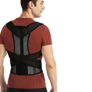 Back Support Belt, Back Brace for Men & Women, Adjustable Back Straightener, Adjustable Posture, Back Support Belt for Home Gym Workout