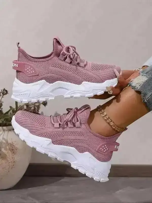 2026 Women's Fashionable Lace Up Low Top Sneakers Casual Breathable Lightweight Sports Running Shoes Anti-slip Comfortable Outdoor Sporty for women footwear daily trendy versatile essential stylish responsive active