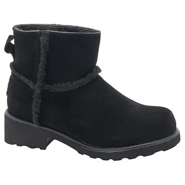 BEARPAW® Adalee Faux Fur-Trimmed Suede Boot w/Rain & Stain Repellent
