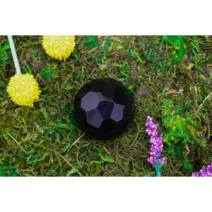 Obsidian Faceted Sphere 50mm - Perfect for Home Decor and Gifts