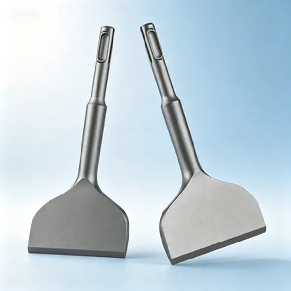 SDS Plus Chisel Tool 3-Inch Wide Cranked Angled Bent for Tile Removal (3" X 6.5") Heavy Duty Demolition Hex Shank Reusable Masonry Concrete Chisel FS18365