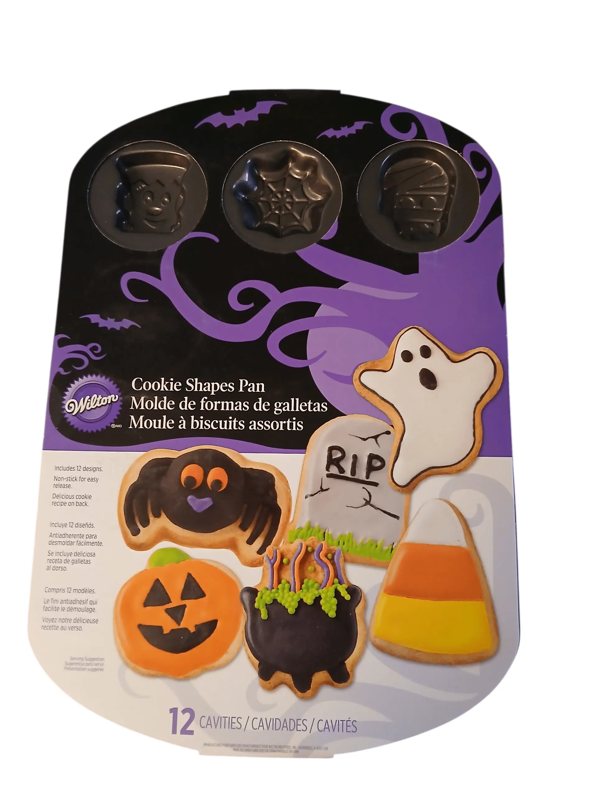 Wilton Halloween cookie shape pan