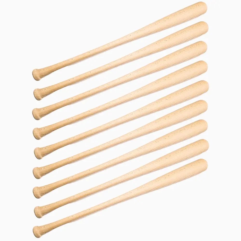 9-Pack of Craft Quality Wooden Blem Baseball Bat