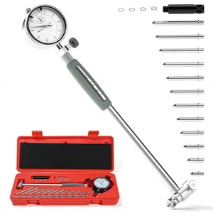 2"-6" 0.001" Precision Dial Bore Gauge, Inside Micrometer Dial Indicator, Engine Cylinder Hole Measuring Tool Kit