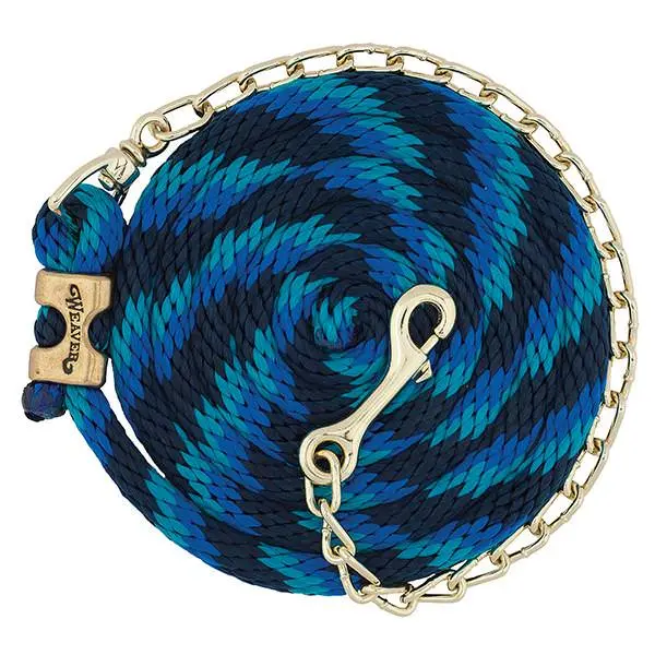 Weaver Leather 8 1/2' foot POLY LEAD ROPE w/ Swivel chain & snap Weaver Leather 8 1/2' foot POLY LEAD ROPE w/ Swivel chain & snap