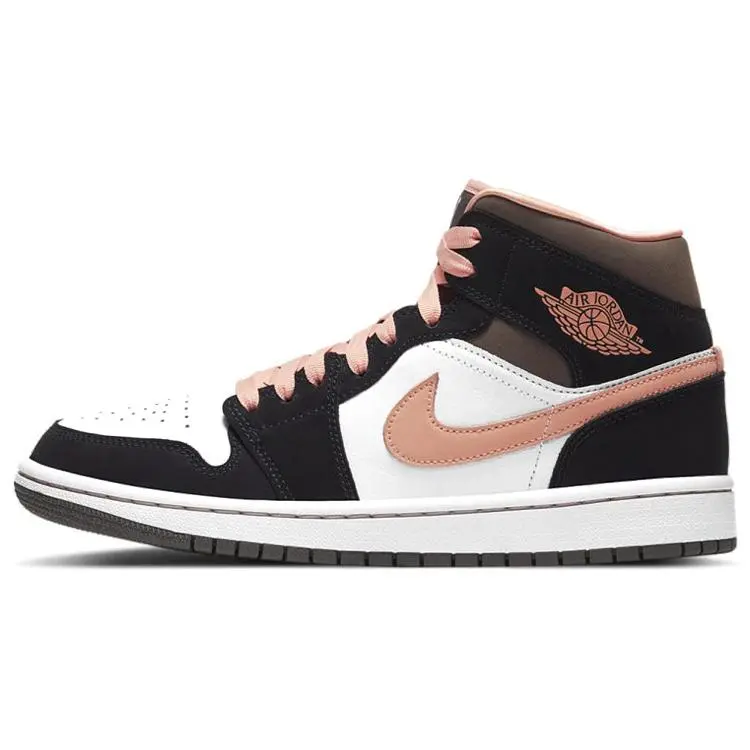 Jordan Air 1 Mid Se Peach Mocha' Retro Basketball Shoes Women's DH0210-100