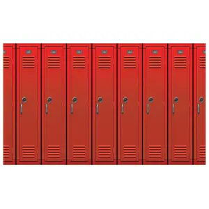 High School Lockers Backdrop