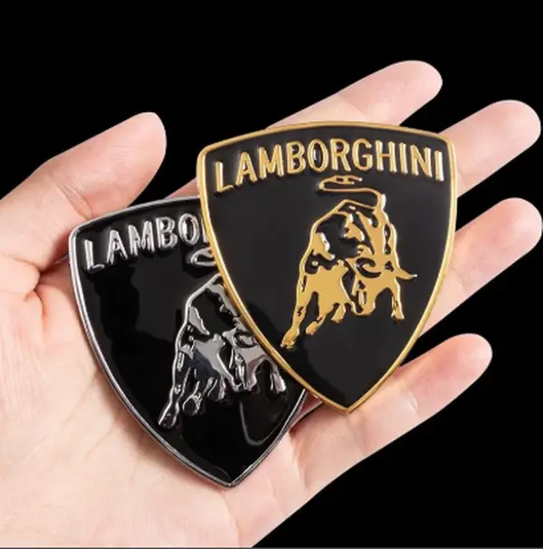 Side Window Label Sports Stickers Metal Car Logo Motorcycle Sticker For Lamborghini Urus Huracan Aventador Premium Accessory