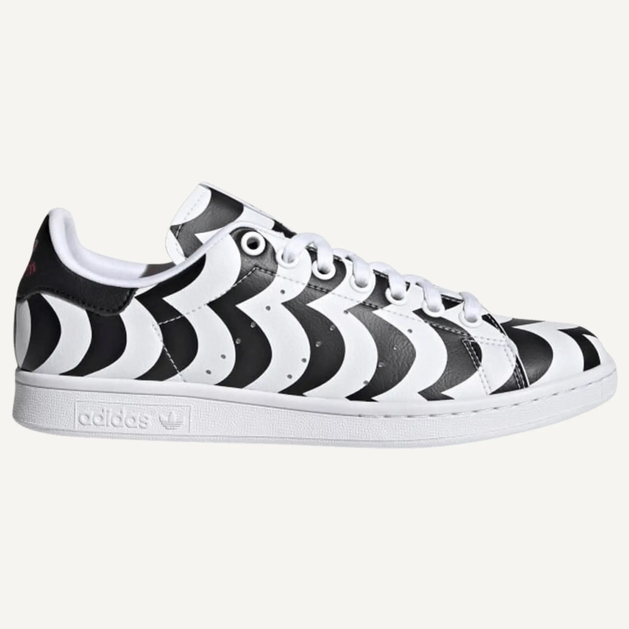 Adidas Women's White/Black Marimekko x Stan Smith Sneakers, HO5757 (No Box)
