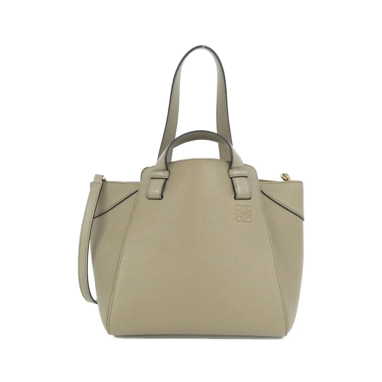 Pre-owned Loewe Calfskin Shoulder Bags Hammock Nugget Calf Bag