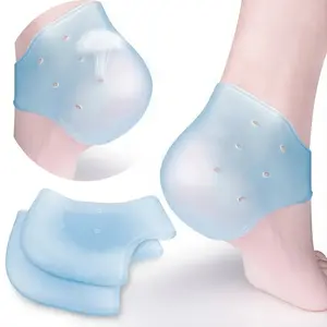 1 Pair Premium Gel Comfort Cushioning, Gel Heel Cups For Women & Men - Breathable & Comfortable Cushioning