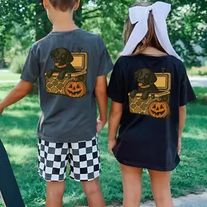 Black Lab Halloween Shirt, Sweatshirt & Hoodie, Southern Hunting Dog Pumpkin Face Tee, Spooky Labrador Camo Cooler Fall Shirt, Cute Dog Lover Halloween Outfit