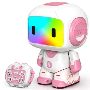 Robot Toy, Remote Control Smart Ai Interactive Dancing Robot, Programmable Toy for Girls Ages 3-8, Rechargeable Christmas Gift
