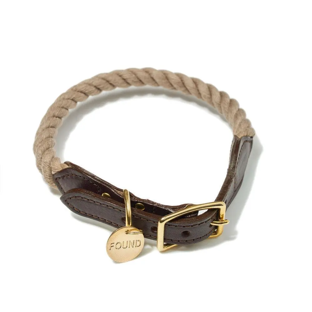 Up-Cycled Rope Collar