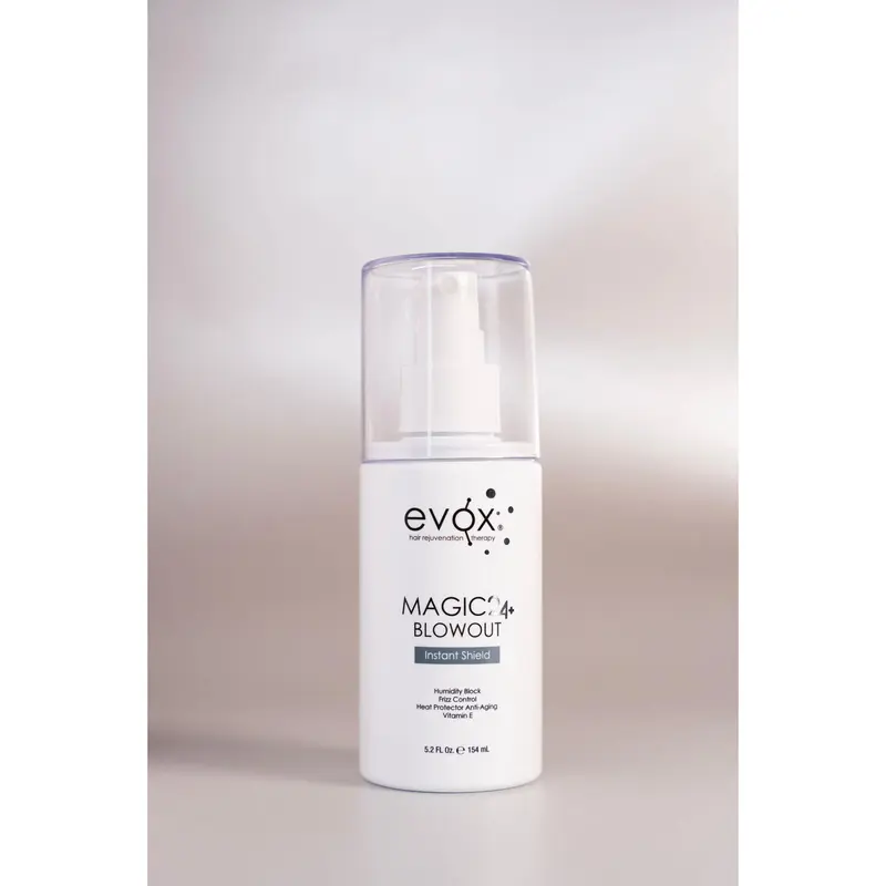 EVOX MAGIC 24+ Blowout Instant Shield - Frizz Control, Heat Protector, Anti-aging, Nourishing Haircare with Vitamin E, Keratin, Jojoba Oil, 5.2oz