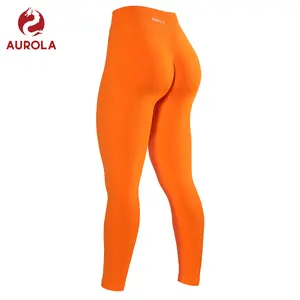 AUROLA Influence Scrunch Leggings for Women, Seamless High Waisted Workout Leggings, Butt Lifting Gym Pants, Squat Proof Compression Yoga Pants for Training Running Fitness Activewear