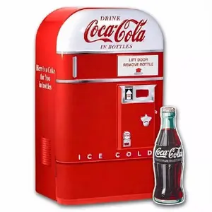 Coca-Cola Bottle Shaped 1 oz Colorized Silver Bar - In Tin w/ Coa