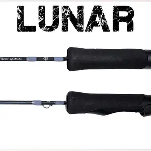 Lunar Drench 39ML Fiberglass Fishing Rod with Durable Handle Lightweight Design for Enhanced Performance 39ML Size