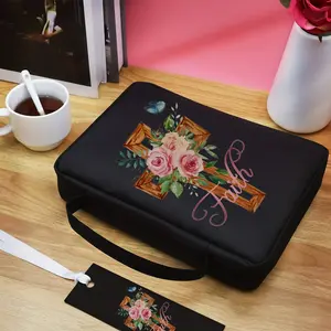 1 religious bible handbag |   Fashionable scripture bag with handle |   Church tote bag, suitable for Bible study - Christian gift