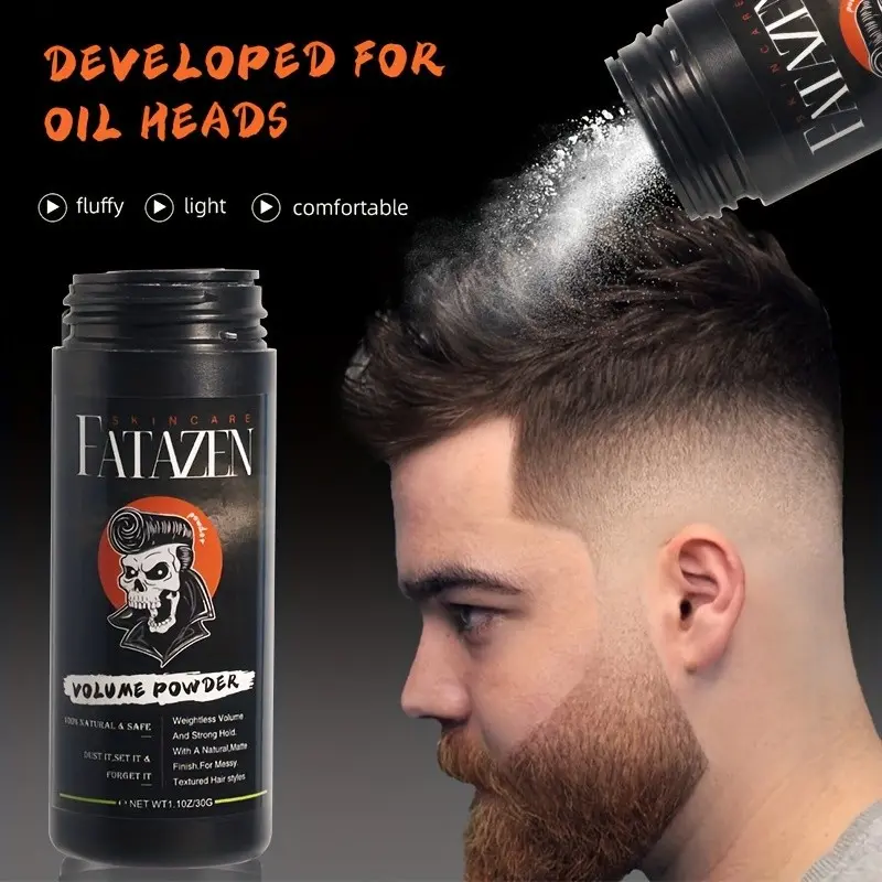 Fatazen 30g Hair Volumizer for Normal Hair, Haircare, Volumizing Powder, Matte Finish, Non-Greasy, Lightweight Long-Lasting Hold, Ideal Hairstyle Enhancer, Hair Volume Powder