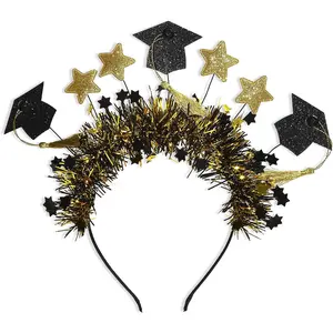 Graduation Cap Headband with  Tassel,2026 Graduation Party Accessories Decorations,Party Photography Props