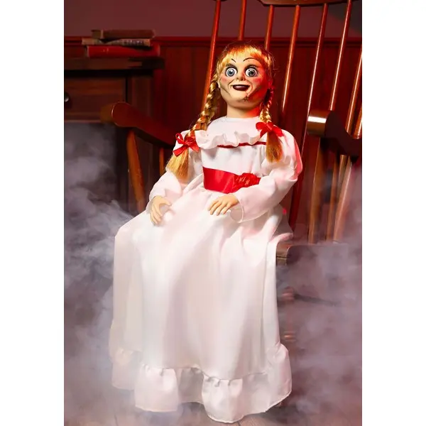 25-Inch Annabelle Doll Animatronic Decoration 25-Inch Annabelle Doll Animatronic Decoration