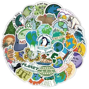 50 Pcs Waterproof Graffiti Stickers Set, DIY Decorative Decals for Water Bottles Laptops Phone Cases Suitcases Refrigerators Skateboards Notebooks