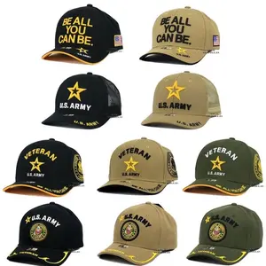 U.S. ARMY Hat ARMY VETERAN Military Officially Licensed Cotton Baseball Cap