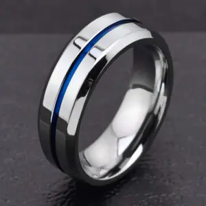 Titanium Steel Men's Ring - Fashionable & Casual Style Pop Finger Accessory for Streetwear & Rock Style Jewelry, Versatile Accessory for Everyday Wear