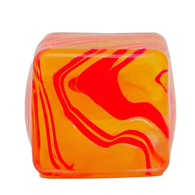 Anxiety Relief Sensory Toy - Soft Stress Ball & Squishy Cube for Hand Strength Training, Stress Relief Fidget, Party Gift, Birthday Present & Gift Bag Filler
