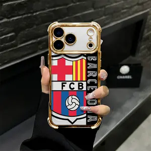 Premium Color Block Pattern iPhone Case, Sports Style Phone Case for iPhone 17 Pro Max 16 15 Plus 14 13 12 11 Galaxy S26 S25 S24 S23 S22 S21, Shockproof Drop-Resistant Durable Protective Clear Corner Guard Case