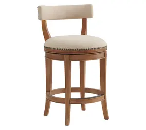 Alaterre Furniture Henning Swivel Counter Height Barstool