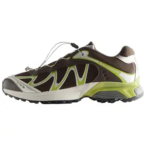 KITH x Salomon XT-Whisper Low-Top Running Shoes for Men and Women in Olive Green Trending Shoes, House White Official Shoes to Get / Maison Mihara