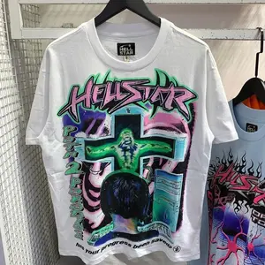 Hell-star Online Y2K Aesthetic T Shirt, Harajuku Tee, Goth Punk T-Shirt, Alternative Clothing, Y2k Graphic Shirt, Unisex Shirt, Cotton Shirt, Vintage Shirt, Crewneck Shirt, Streetwear, Oversized T-Shirt EU5