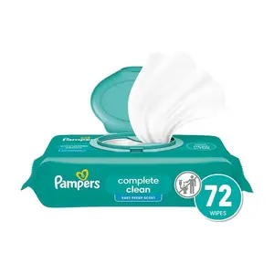 Pampers Baby Clean Wipes, Baby Fresh Scented Baby Wipes, 72 Total Wipes (1 Flip-Top Pack)