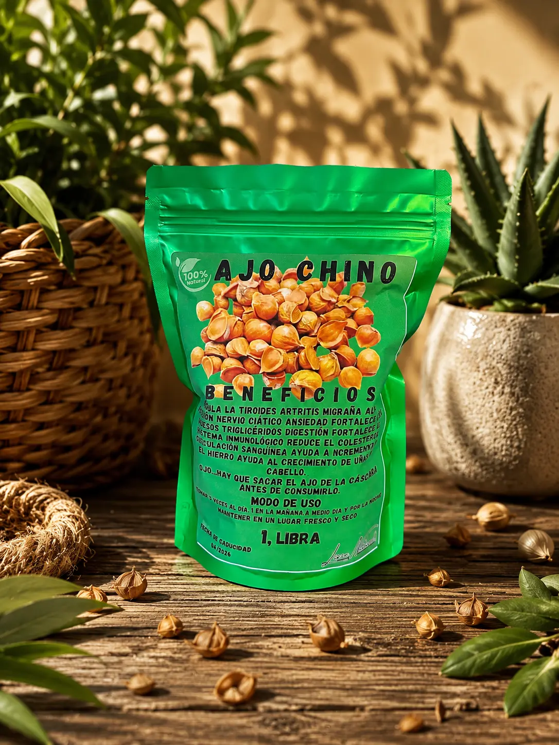 1 libra, Ajo chino…natural, podría ayudar contra la artritis, tiroides, infecciones, infecciones y más. Thyroid Supplement Plant Based Supplement